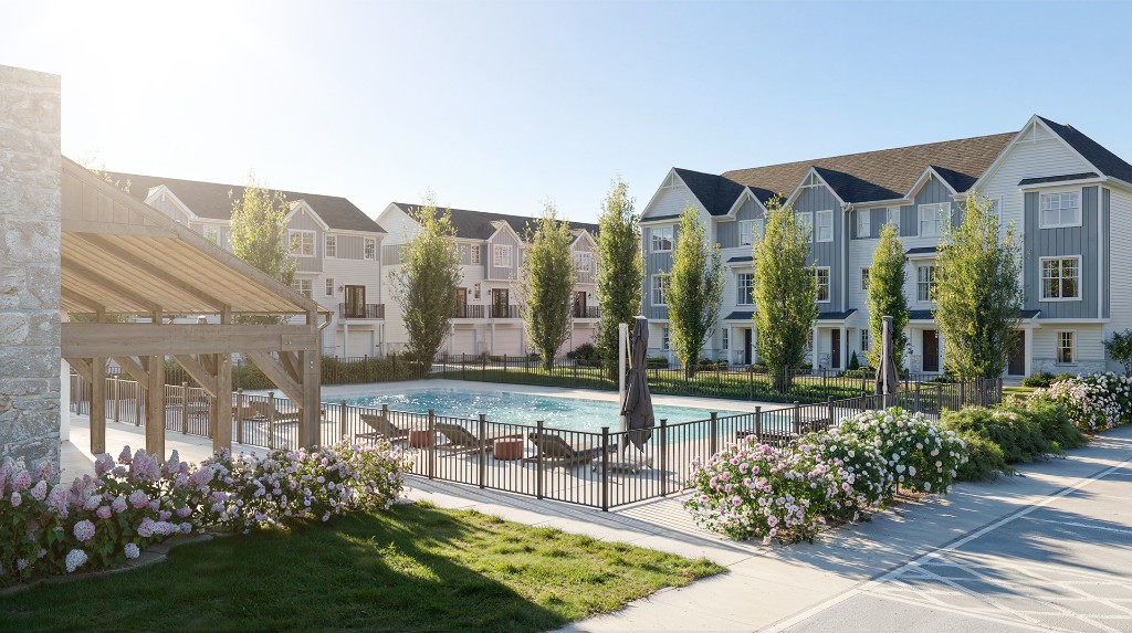 Community pool rendering