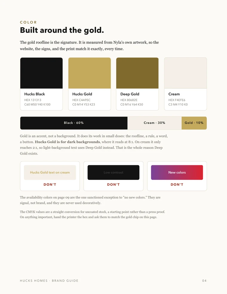 Color system page